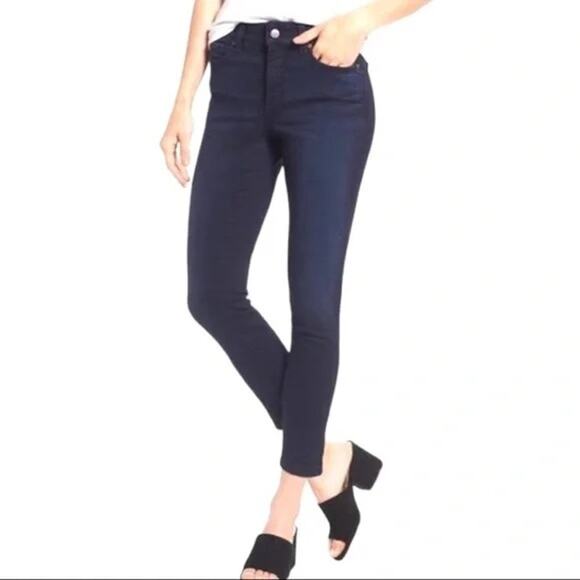 NYDJ Denim - NYDJ Ami Skinny Ankle Jeans Sinclair Dark Wash Stretch Mid Rise Women 6